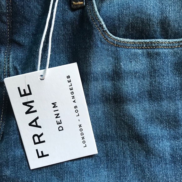 Frame Le Sylvie Crop Straight Leg Jeans size 32 - Picture 8 of 16